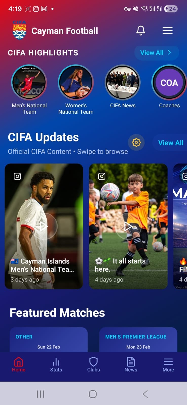 CIFA App - Featured News